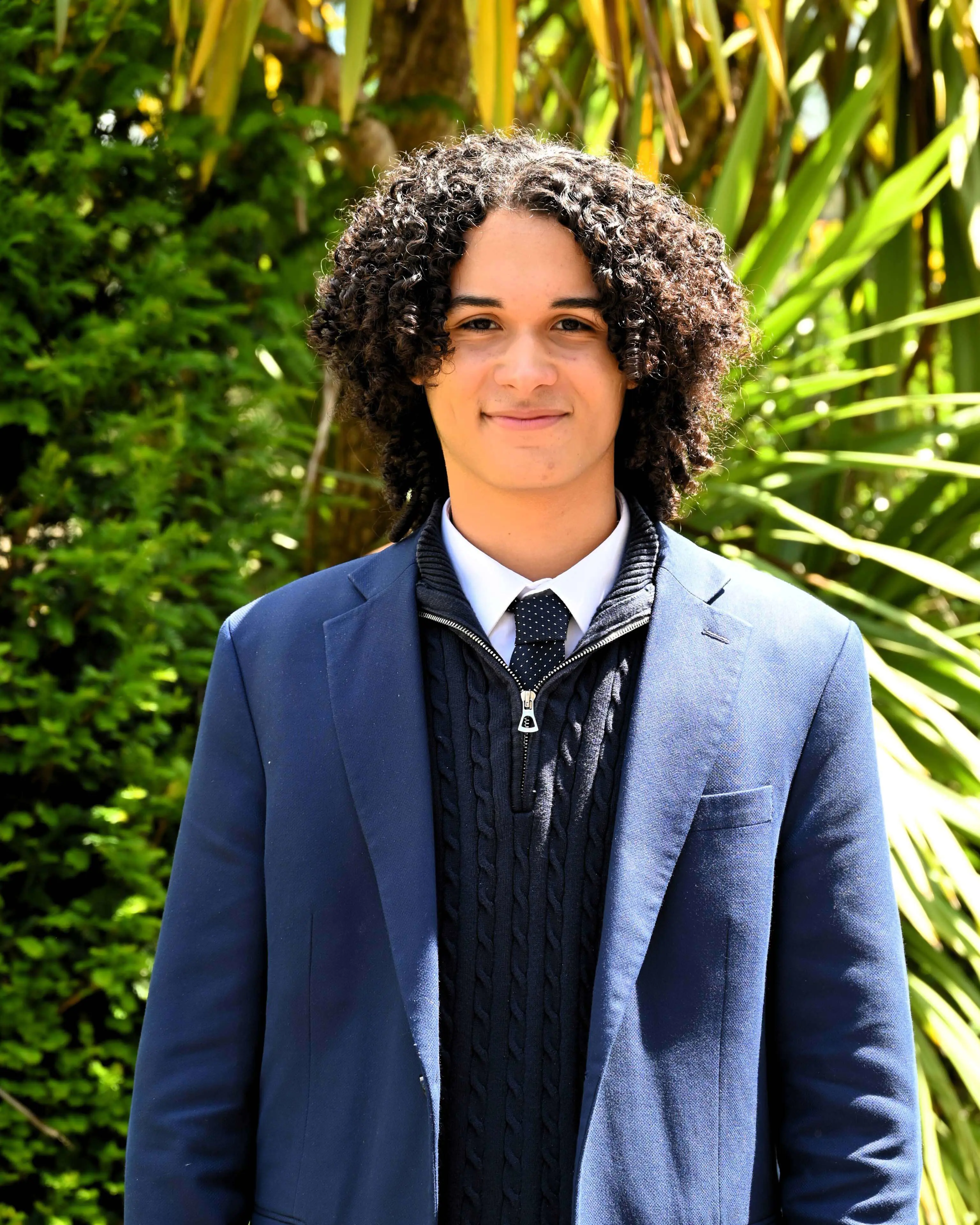 Xavi, House Captain 2026–2027 at Clifton High School, pictured reflecting leadership, confidence, and a strong sense of community and belonging.