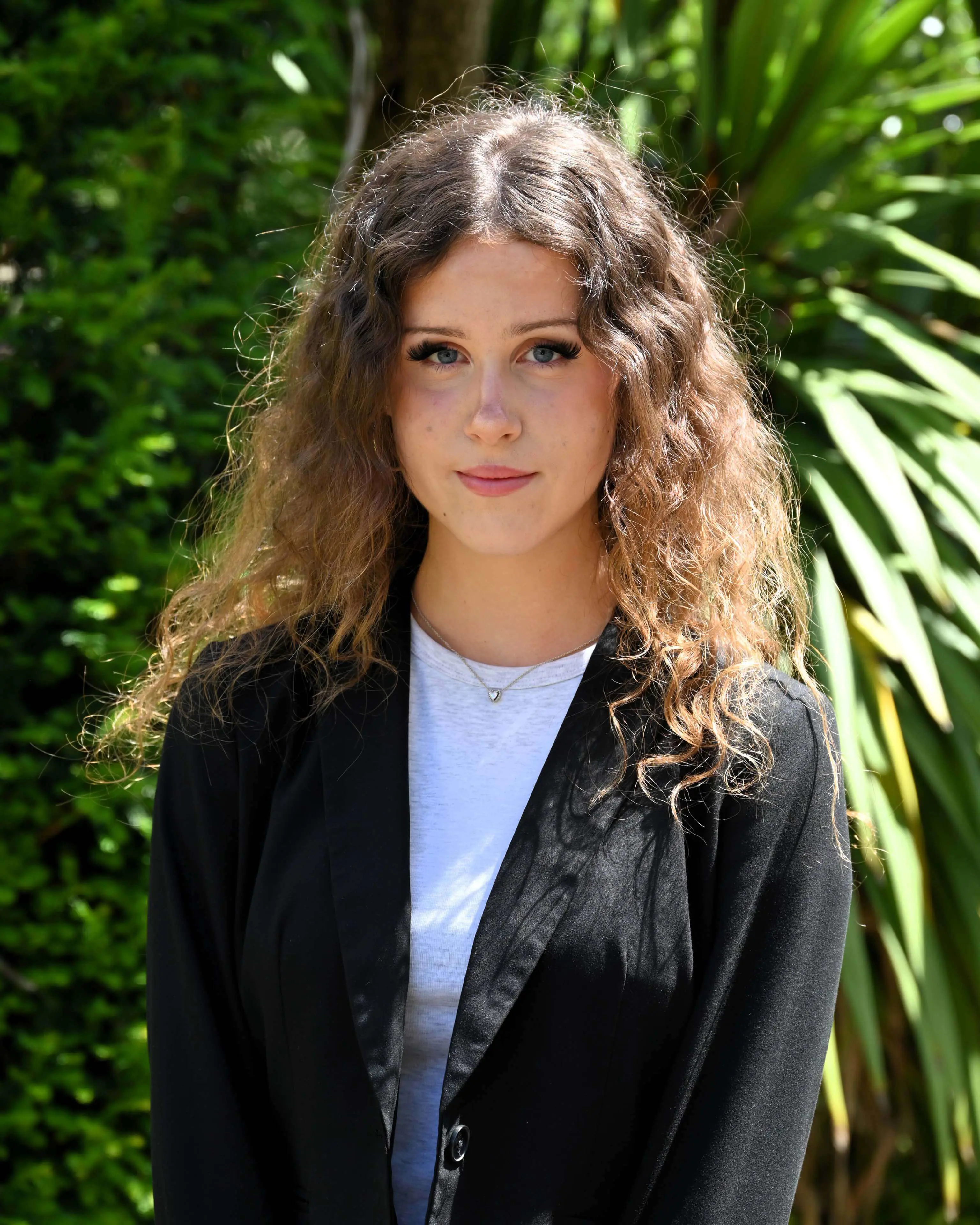 Esmee, House Captain 2026–2027 at Clifton High School, pictured reflecting leadership, confidence, and a strong sense of community and belonging.