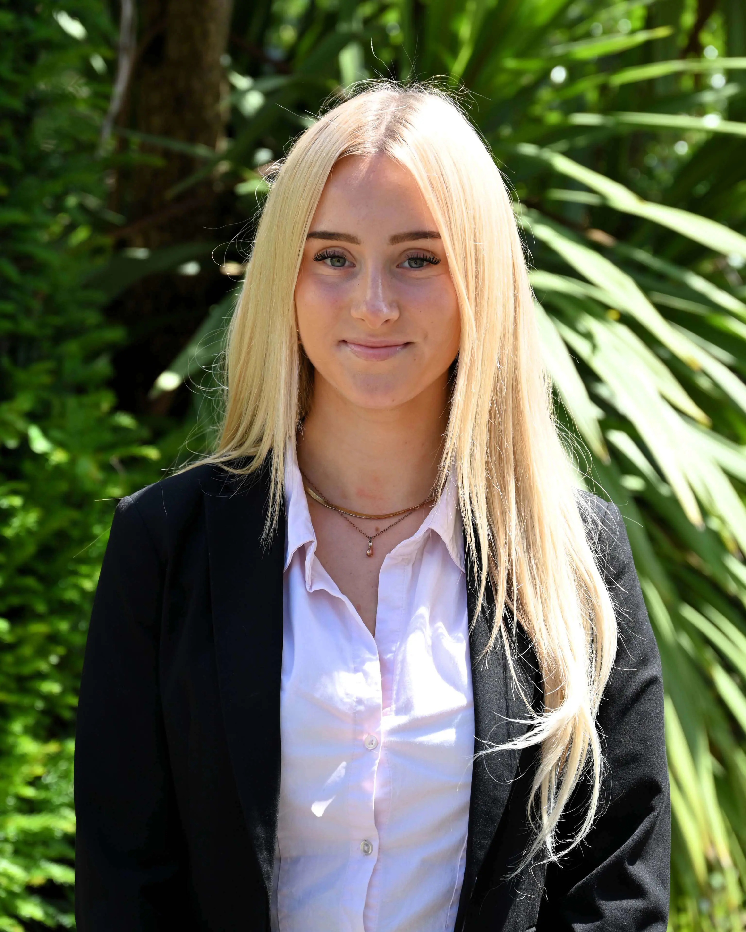 Caisey, House Captain 2026–2027 at Clifton High School, pictured reflecting leadership, confidence, and a strong sense of community and belonging.