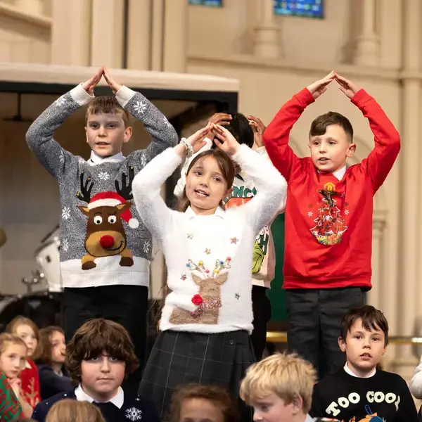 Pupils enjoying Junior Christmas Celebration at Clifton High School