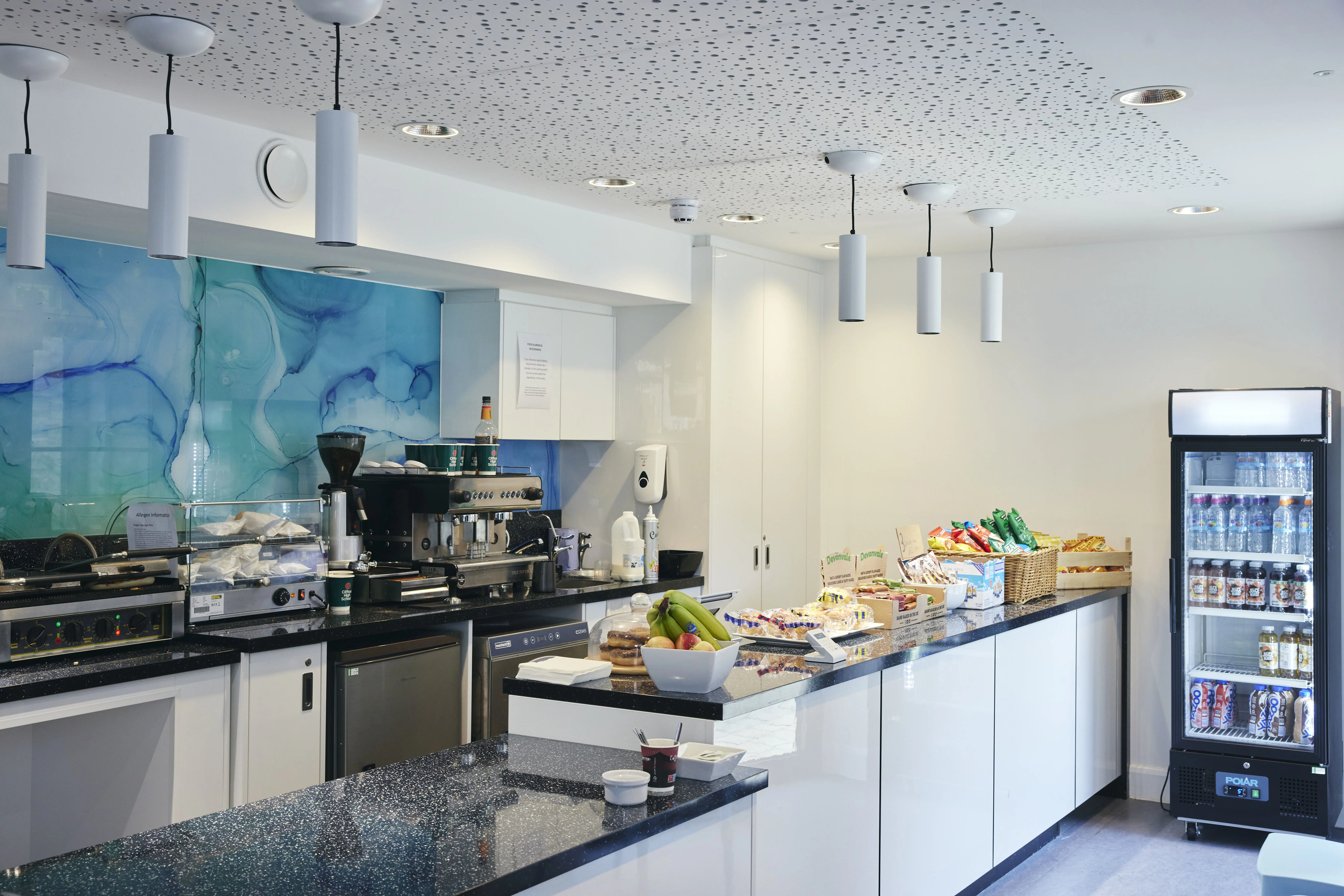 Dawn's Café at Clifton High School's Walter's Sixth Form Centre, offering refreshments, snacks, and a dedicated social space for Sixth Form students.